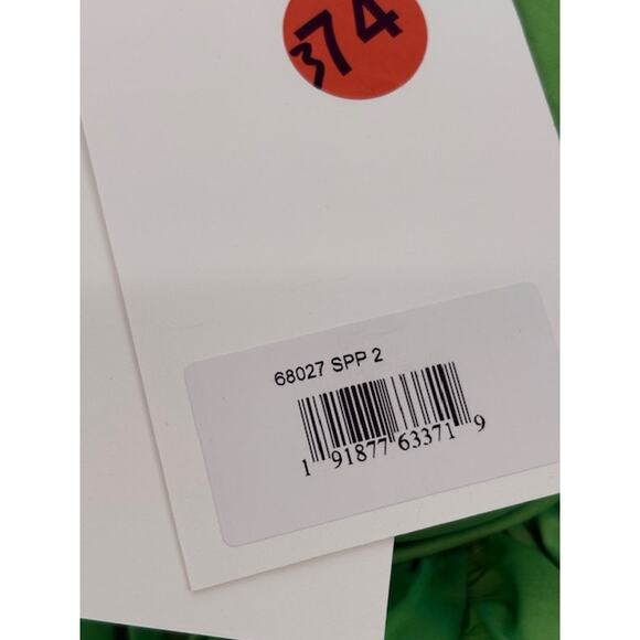 Mac Duggal One Shoulder High Low Taffeta A-Line Ruffled Hem Dress – Size 2 - Picture 8 of 10